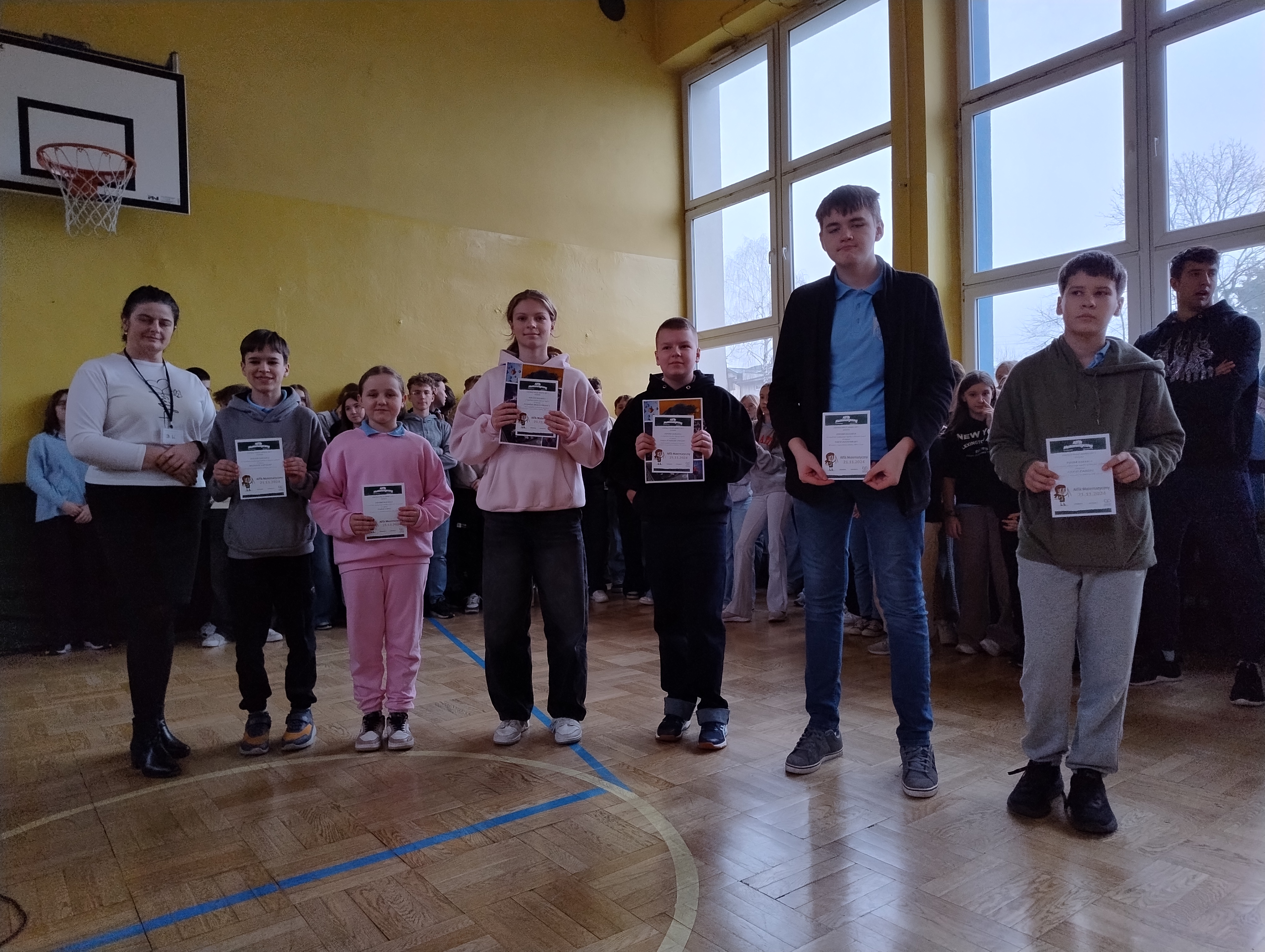 Laureaci konkursu matematycznego Alfik
