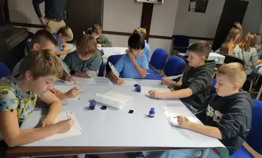 Zdjęcie do Klasa 4a w Muzeum Miasta Zgierza &ndash; &bdquo;Historia gęsim pi&oacute;rem pisana&rdquo;